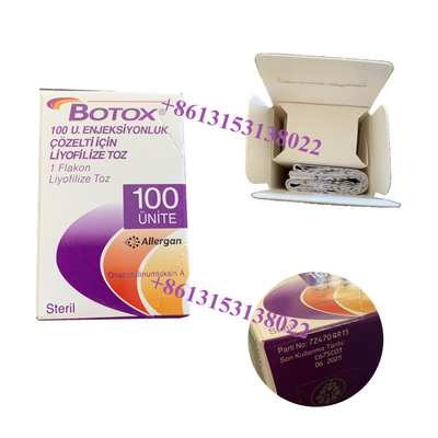 Arrugas antis de BTX de las unidades Botulinum de la toxina 100 de la inyección de Allergan Botox